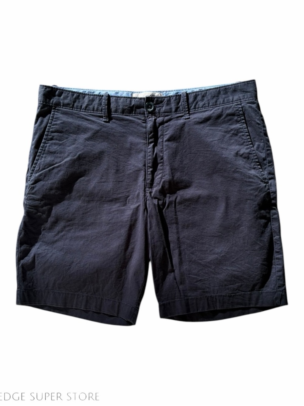 Original Penguin Navy Chino Shorts Size 33 Flat Front Casual